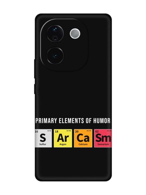 Primary Elements Humor Embossed Soft Silicone Case for Vivo T3 Pro (5G)