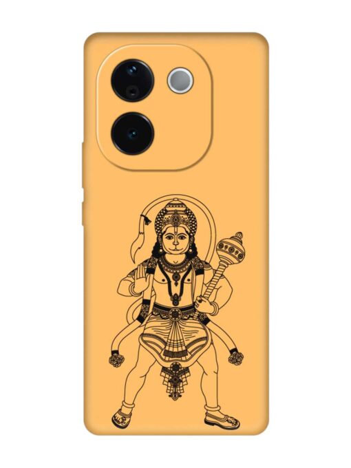 Indian God Hanuman Embossed Soft Silicone Case for Vivo T3 Pro (5G)