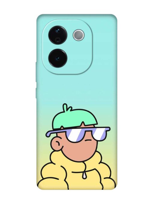 Doodles Cool Character Embossed Soft Silicone Case for Vivo T3 Pro (5G)