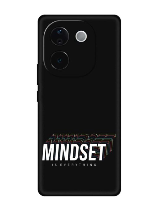 Mindset Everything Slogan Embossed Soft Silicone Case for Vivo T3 Pro (5G)