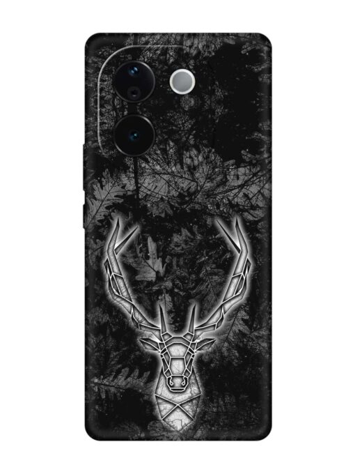 Ancient Deer Embossed Soft Silicone Case for Vivo T3 Pro (5G)