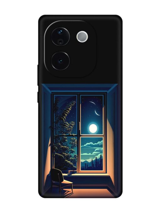 Night View At Window Embossed Soft Silicone Case for Vivo T3 Pro (5G)