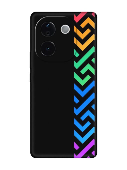 Colorshape Stripes Embossed Soft Silicone Case for Vivo T3 Pro (5G)