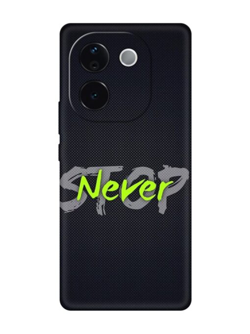 Never Stop Embossed Soft Silicone Case for Vivo T3 Pro (5G)