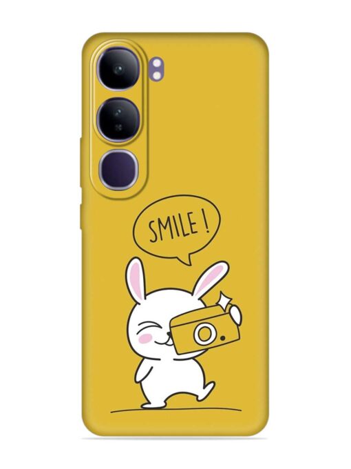 Hey Smile Please Embossed Soft Silicone Case for Vivo Y300 (5G)