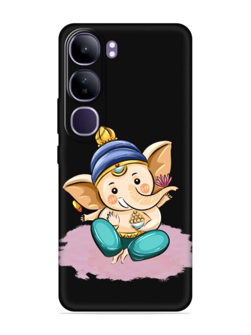 Bal Ganesh Vector Art Embossed Soft Silicone Case for Vivo Y300 (5G) Zapvi