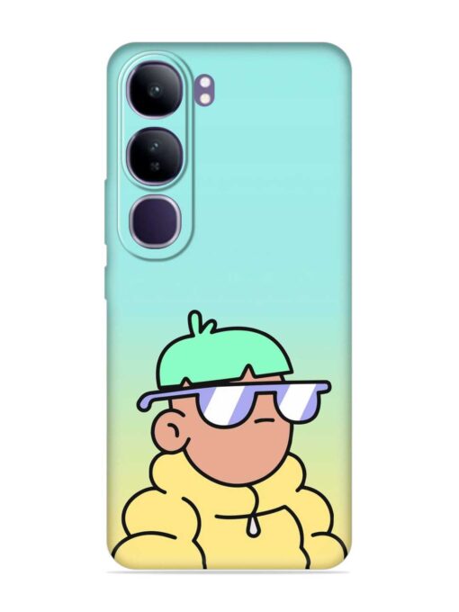 Doodles Cool Character Embossed Soft Silicone Case for Vivo Y300 (5G)