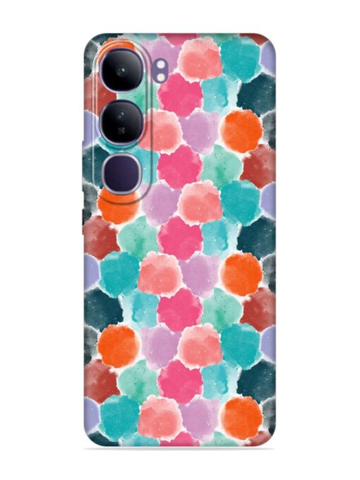 Colorful Seamless Pattern Embossed Soft Silicone Case for Vivo Y300 (5G)