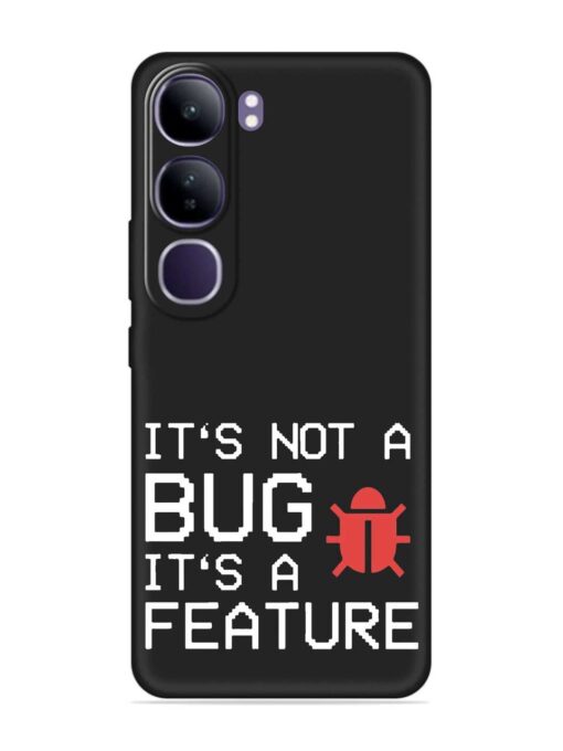 Not Bug Feature Embossed Soft Silicone Case for Vivo Y300 (5G)