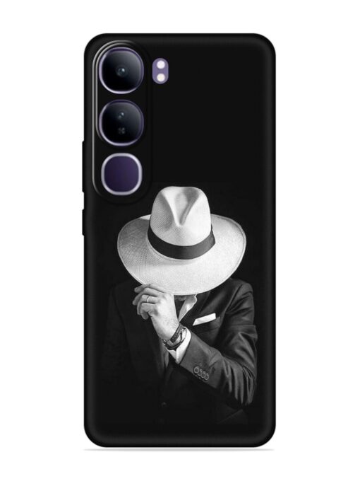 Men Under Hat Embossed Soft Silicone Case for Vivo Y300 (5G)