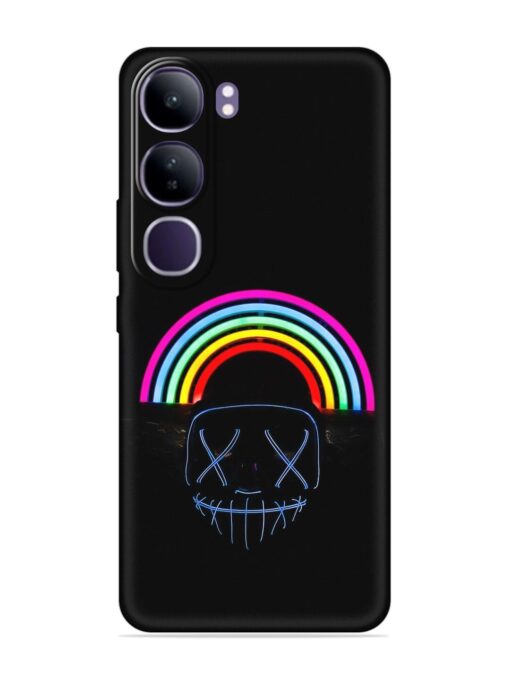 Mask Rainbow Embossed Soft Silicone Case for Vivo Y300 (5G)