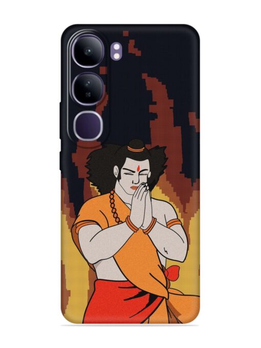 Shree Ram Vector Embossed Soft Silicone Case for Vivo Y300 (5G)