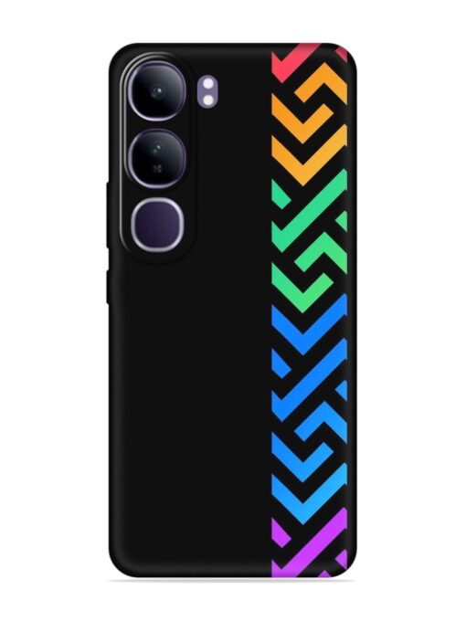 Colorshape Stripes Embossed Soft Silicone Case for Vivo Y300 (5G)