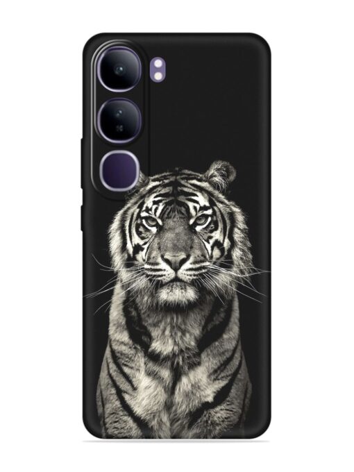 Tiger Art Embossed Soft Silicone Case for Vivo Y300 (5G)