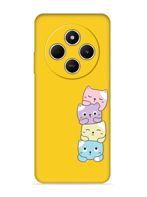 Cartoon Anime Embossed Soft Silicone Case for Xiaomi Redmi A4 (5G) Zapvi