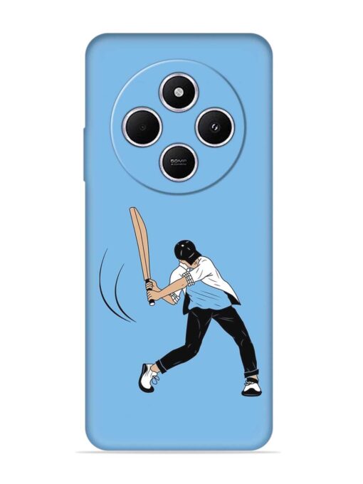 Cricket Gully Boy Embossed Soft Silicone Case for Xiaomi Redmi A4 (5G) Zapvi