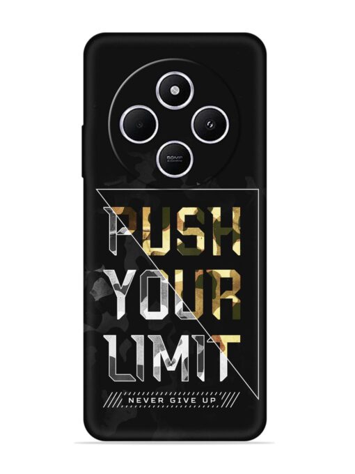 Push Your Limits Embossed Soft Silicone Case for Xiaomi Redmi A4 (5G) Zapvi