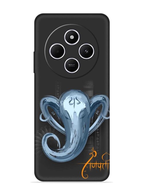 Illustration Lord Ganpati Embossed Soft Silicone Case for Xiaomi Redmi A4 (5G) Zapvi