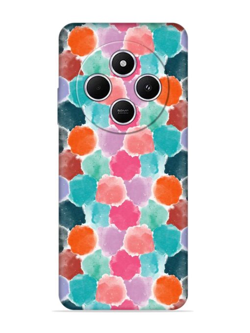 Colorful Seamless Pattern Embossed Soft Silicone Case for Xiaomi Redmi A4 (5G) Zapvi