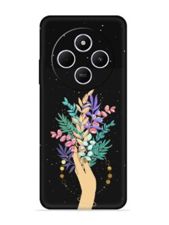 Flower On Hand Embossed Soft Silicone Case for Xiaomi Redmi A4 (5G)