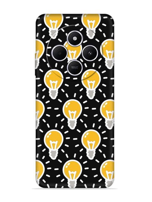 Light Bulb Seamless Embossed Soft Silicone Case for Xiaomi Redmi A4 (5G) Zapvi