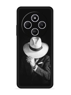 Men Under Hat Embossed Soft Silicone Case for Xiaomi Redmi A4 (5G)