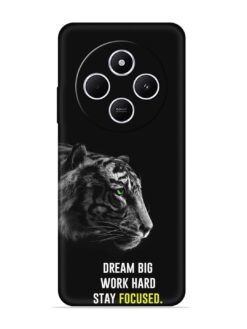 Dream Big Work Hard Embossed Soft Silicone Case for Xiaomi Redmi A4 (5G)