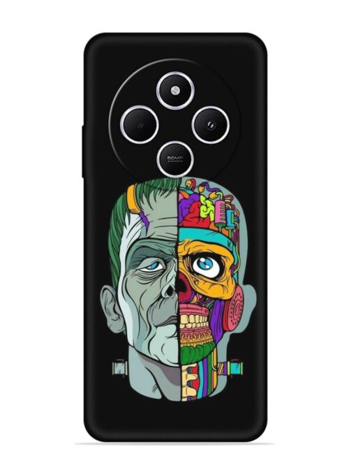 Men Vs Skull Embossed Soft Silicone Case for Xiaomi Redmi A4 (5G) Zapvi