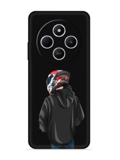 Motorcycle Rider Embossed Soft Silicone Case for Xiaomi Redmi A4 (5G)