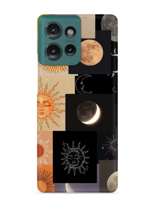 Celestial Collage Snap Case for Motorola Moto Edge 50 (5G)