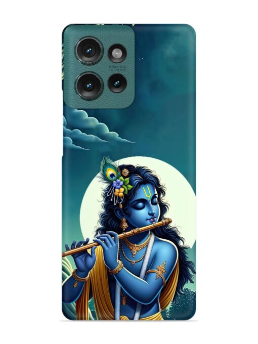 Krishna's Divine Flute Snap Case for Motorola Moto Edge 50 (5G)