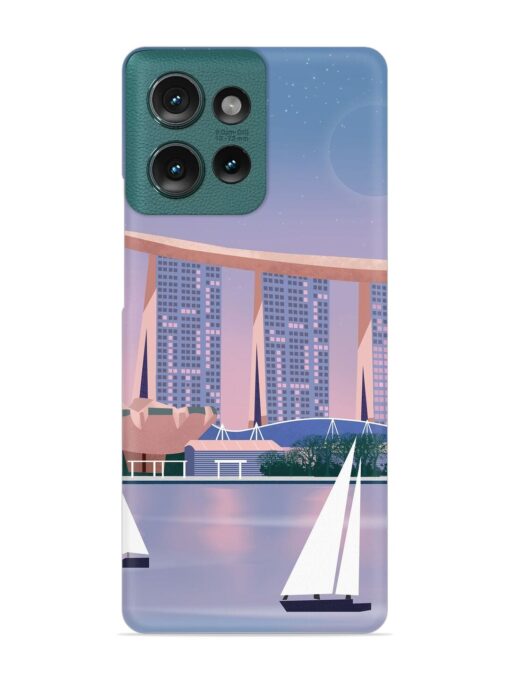 Singapore Scenery Architecture Snap Case for Motorola Moto Edge 50 (5G)