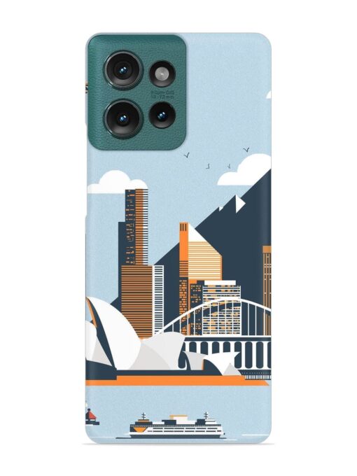 Sydney Opera Landscape Snap Case for Motorola Moto Edge 50 (5G)