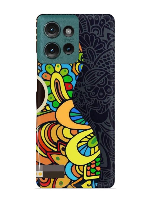 Guitar Vector Art Snap Case for Motorola Moto Edge 50 (5G)