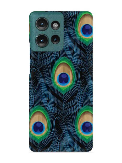 Seamless Pattern Peacock Snap Case for Motorola Moto Edge 50 (5G)