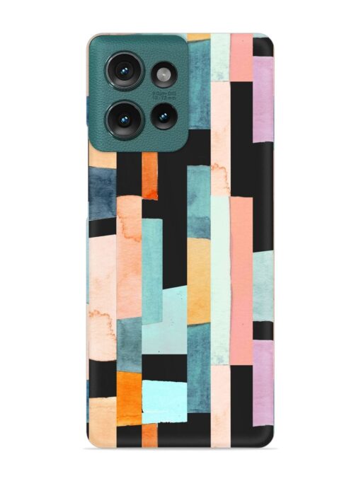 Geometric Seamless Pattern Snap Case for Motorola Moto Edge 50 (5G)