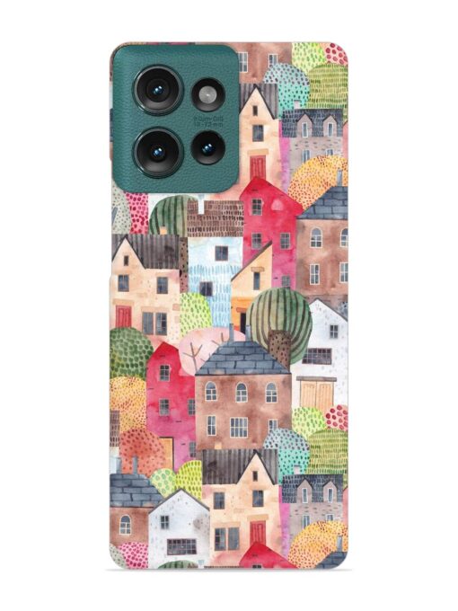 Abstract Seamless Pattern Snap Case for Motorola Moto Edge 50 (5G)