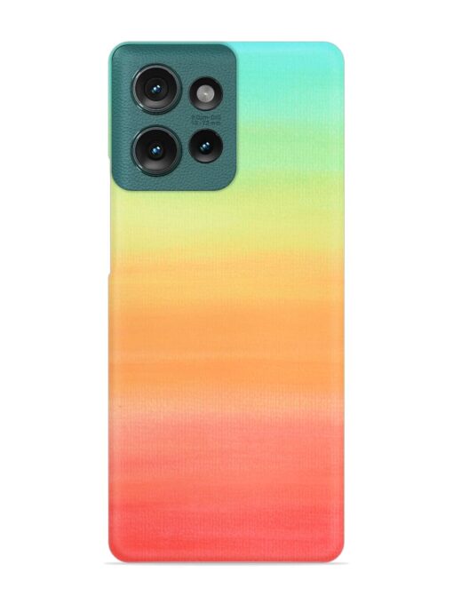 Background Sky Watercolor Snap Case for Motorola Moto Edge 50 (5G)