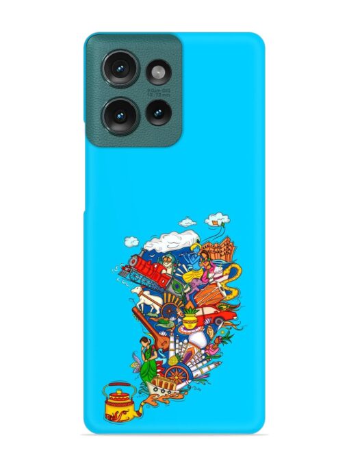 Vector Design Indian Snap Case for Motorola Moto Edge 50 (5G)