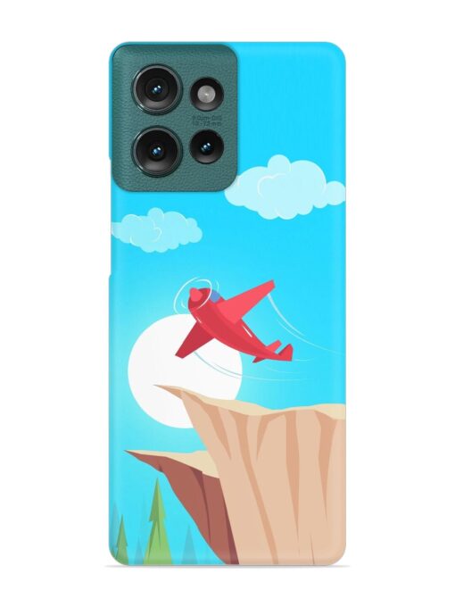 Small Planes In Flight Snap Case for Motorola Moto Edge 50 (5G)