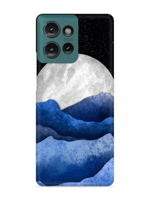 Full Moon Mountain Vector Snap Case for Motorola Moto Edge 50 (5G)