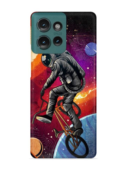 Super Eclipse Bmx Bike Snap Case for Motorola Moto Edge 50 (5G)