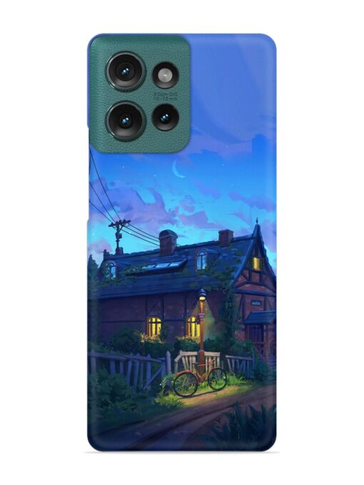 Beautiful Village House Snap Case for Motorola Moto Edge 50 (5G)