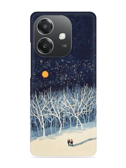 Full Moon Snowshoe Tour Snap Case for Oppo A3X (5G)