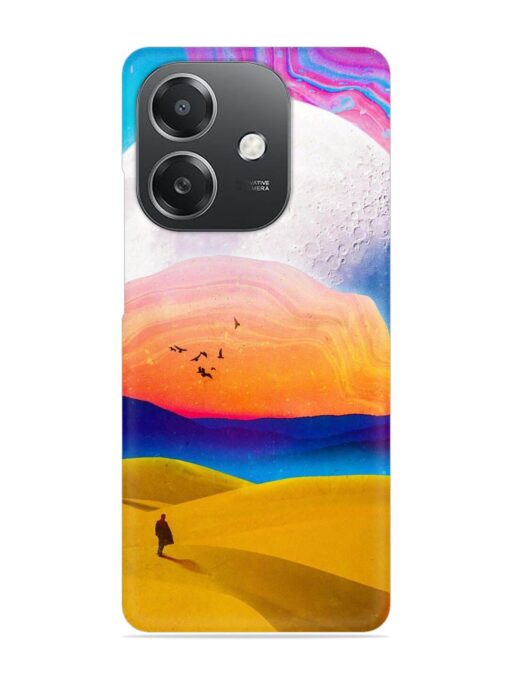 Sandy Desert Snap Case for Oppo A3X (5G)