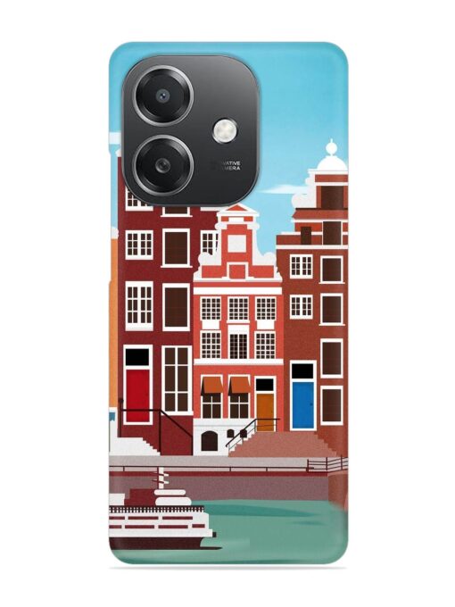 Scenery Architecture Amsterdam Landscape Snap Case for Oppo A3X (5G)