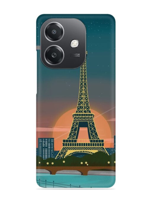 Scenery Architecture France Paris Snap Case for Oppo A3X (5G)