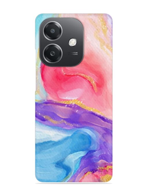 Watercolor Gradient Snap Case for Oppo A3X (5G) Zapvi