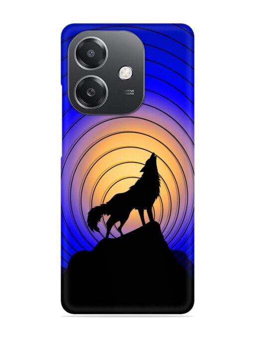 Fox Roaring Design Snap Case for Oppo A3X (5G)