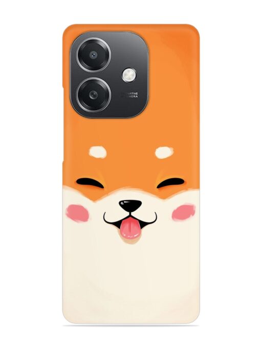 Happy Cat Art Snap Case for Oppo A3X (5G)